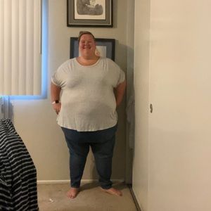 Lane Bryant Swing shirt with sleeve detail